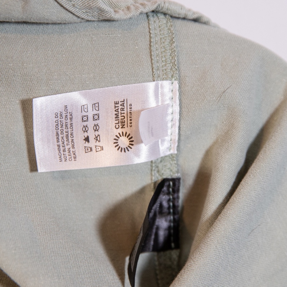 Reformation Ray Cotton Collared Button Front Long… - image 3